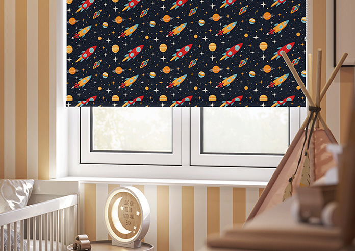 Rocket Adventure, Odyssey - Twist&Fit Roller Blind - Image 5